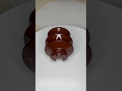 عازلات السيراميك الاحترافية عالية الجهد البني / الرمادي اللون البورسلين C-120